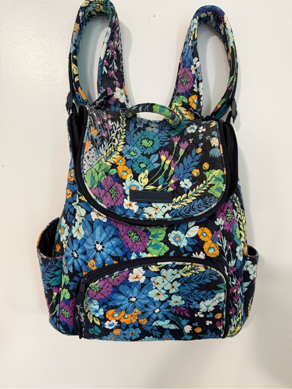 Vera Bradley Multicolor Floral Quilted Backpack